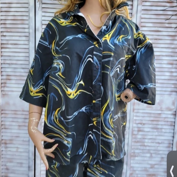 ASOS COLLUSION 100% cotton made in India shirt and pants set - Picture 3 of 7